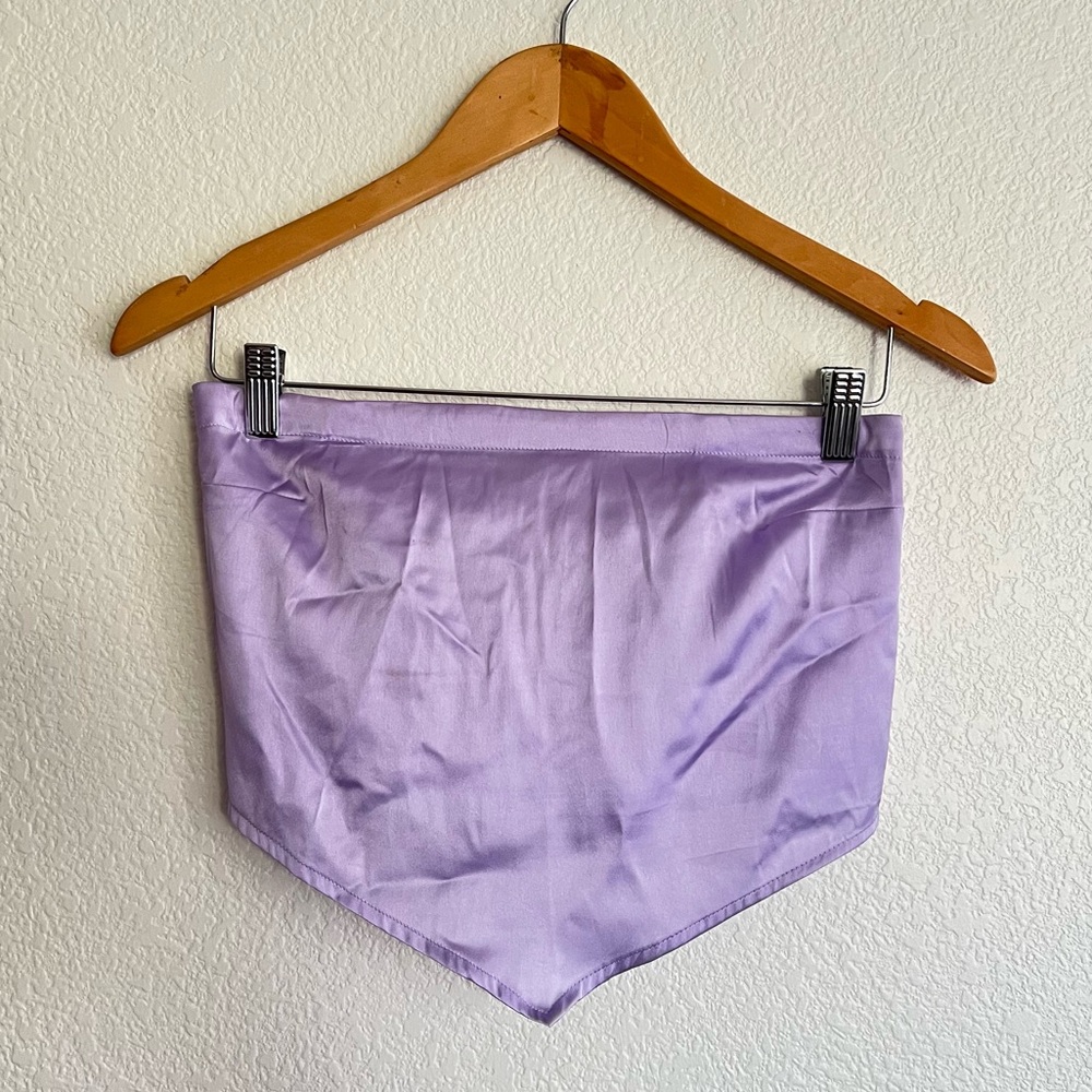 Silky Strapless Top